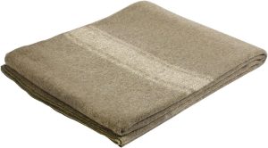 European Surplus Style Wool Blanket Size : 66" x 90"