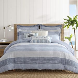 Sand Striped Duvet Cover Set (Large)