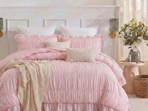 Ruffled Duvet Cover Set (Extra Large)