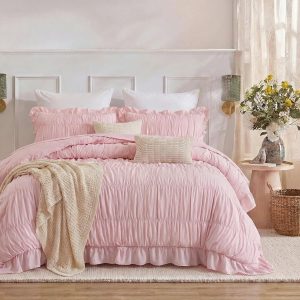 Ruffled Duvet Cover Set (Extra Large)