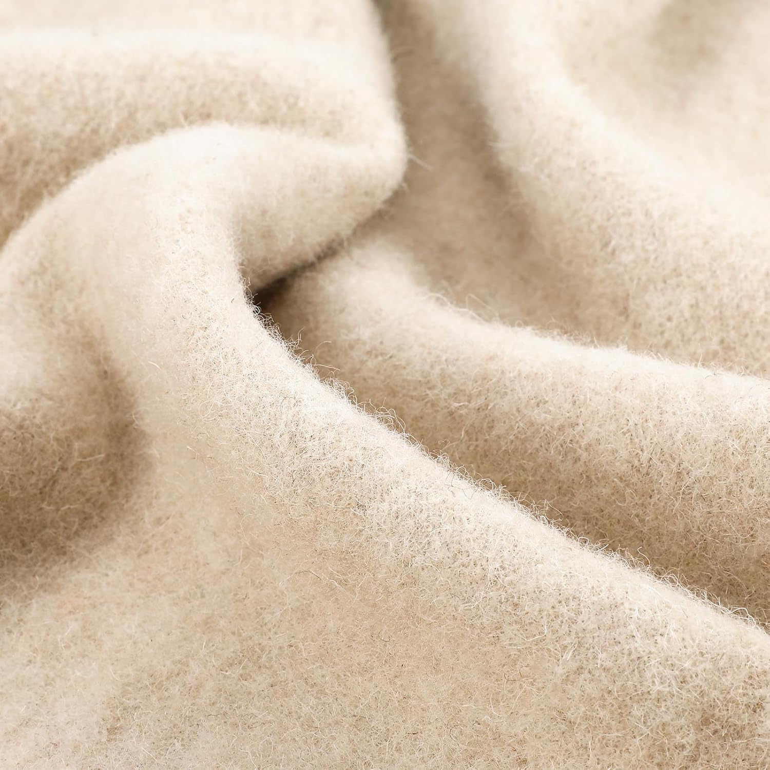 Military Wool Blanket, Warm Thick Washable Military 80% Wool Blanket for Camping, Outdoors, Sporting Events, Survival Kits, Travel, Picnics, 66" x 90" - Image 2
